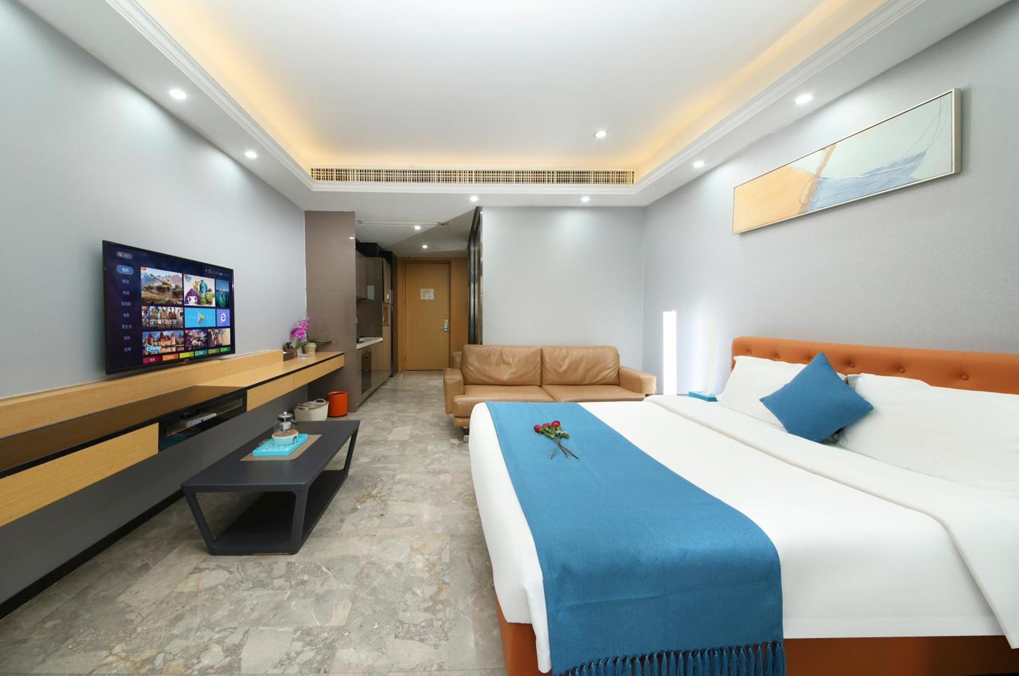Pengman Beijing Rd. A-Mall Apartment Guangzhou Oda fotoğraf